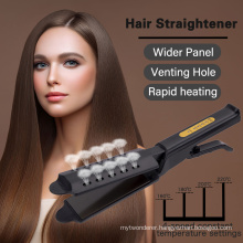 Salon Titanium Fast Steam Hair Straightener Flat Iron